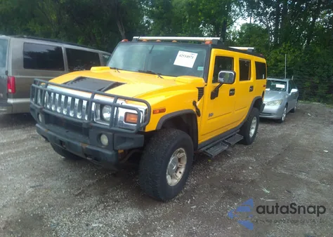 2003 Hummer H2 из США, поврежденный, VIN 5GRGN23U23H104441